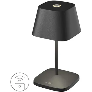 VILLEROY & BOCH LED-Tischlampe NEAPEL RC schwarz indoor outdoor fernbedienbar