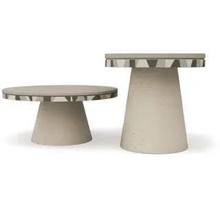 Design Beton Gartentisch Djembe High