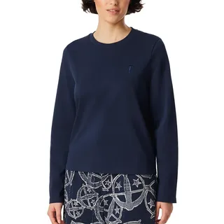 Schiesser Damen Schlafshirt Langarm Rundhals Organic Cotton 150 Years