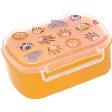 Bild von 25133 Brotzeitbox Zoo OnTour Lunchbox BPA-frei Mädchen und Jungen empfohlen ab 2 Jahren gelb