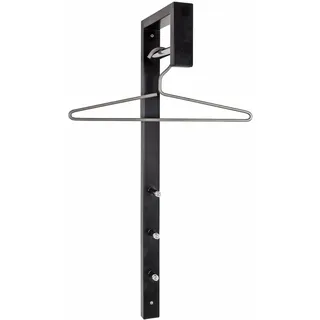 Haku-Möbel Wandgarderobe Spike 89545 Schwarz