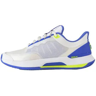 Wilson Intrigue Tour Allcourt-schuhe - White / Amparo Blue / Safety Yellow - EU 39 1/3