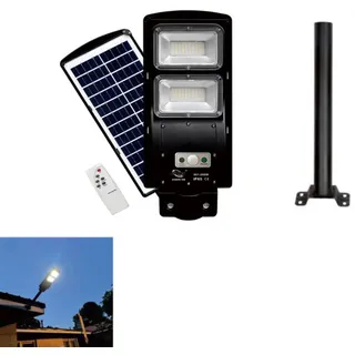 RobertAgor Driwei LED-Solar-Fackel Außenleuchte Schwarz Bewegungsmelder 200W 001