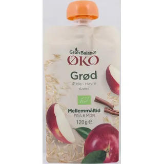 Grøn Balance Haferbrei Apfel-Zimt Bio 120 g - 120 g
