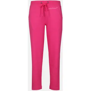 Sweathose SALZHAUT "Sweathose ANNERWÄRTS", Damen, Gr. XS, EURO, pink (fuchsia), Obermaterial: 95% Baumwolle CO (CMIA). 5% Elasthan EL., Hosen Sweathose