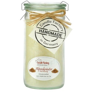 Candle Factory Mini Jumbo Alpenkräuter Duftkerze Dekokerze 307093 - Beige