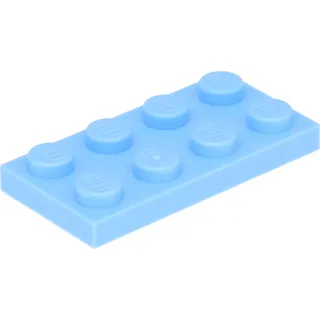 LEGO: 50 Platten, Größe 2x4 Noppen in sehr hellem Blau