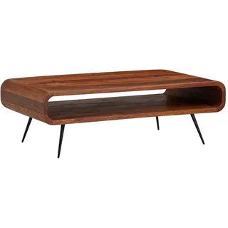 Wohnling Couchtisch Sheesham Braun 90 x 55 x 30 cm