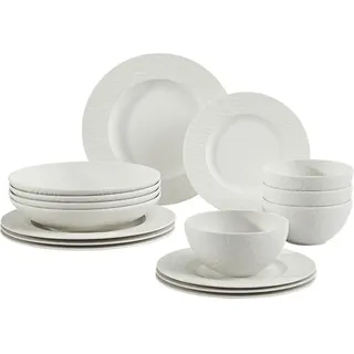 Villeroy & Boch Kombiservice , Weiß , Keramik , 16-teilig , 430 ml , Geschirr, Geschirrsets, Kombiservice