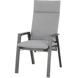 Siena Garden Valencia Hochlehner 59 x 68 x 112 cm anthrazit/silber-schwarz