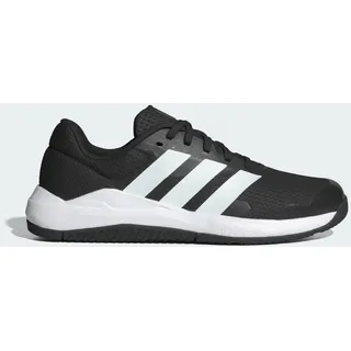 adidas Damen Dropset Base Training Shoes, Core Black/Cloud White/Lucid Red, 43 1/3 EU