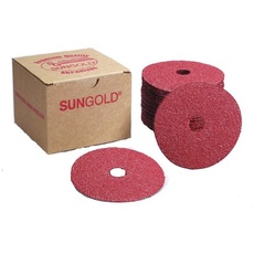 Sungold Abrasives 17201 centerhole Aluminiumoxid Fibre Disc, 17204 0 wattsW, 0 voltsV