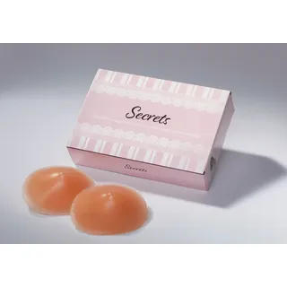 BH-Einlagen SECRETS, Damen, braun (caramel), Silikon, BH-Einlagen BH-Einlagen, für ein pralleres Dekolletè, Topseller