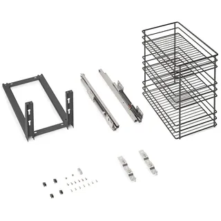 Emuca 8381435 Flaschenhalter - Anthracite Grey - One Size