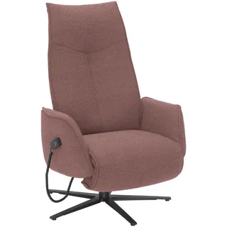 Johann Jakob Relaxsessel , Rosa , Metall , Uni , 71x114x84 cm , Blauer Engel, Goldenes M, Made in Germany, Emas , Fußauswahl, Lederauswahl, Stoffauswahl, Relaxfunktion, Netzbetrieb , Wohnzimmer, Sessel, Relaxsessel