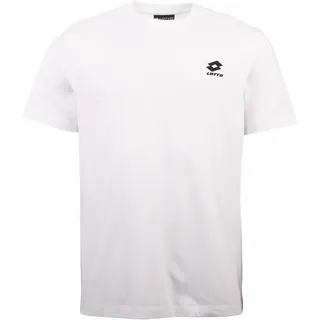 lotto T-Shirt - mit dezenter Logostickerei, weiß