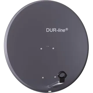 80cm Anthrazit - Aluminium Satellitenschüssel mit LNB Feedhalterung - Sat Antenn