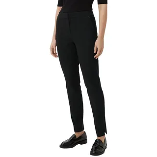 Comma, Comma Slim Fit-Hose Schwarz 44