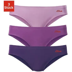 s.Oliver Bikinislip, (Packung, 3 St.), aus elastischer Baumwoll-Qualität, bunt