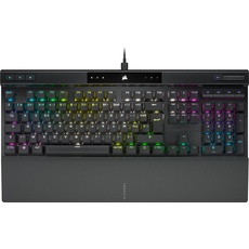 Corsair K70 PRO RGB Gaming-Tastatur, optisch-mechanisch, OPX, Linearschalter, PBT-Doppelspritzung, 8.000 Hz Fragerate – AZERTY BE – Schwarz