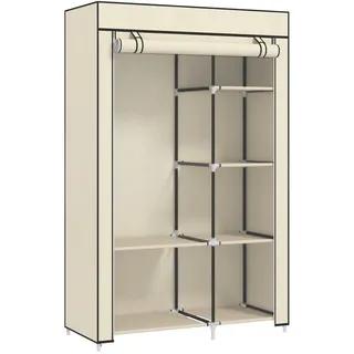 Homcom Kleiderschrank 103 x 162,5 x 43 cm Creme