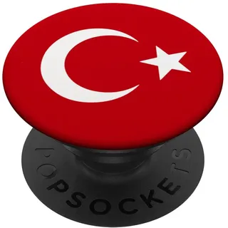 Türkei Flagge Türk Bayragi Halbmond Stern Türke Herz Türkiye PopSockets Klebender PopGrip