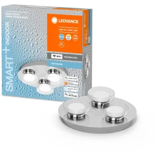 LEDVANCE Smart+ WiFi Wandleuchte Orbis Wall Rou. IP44 30 cm Tunable White