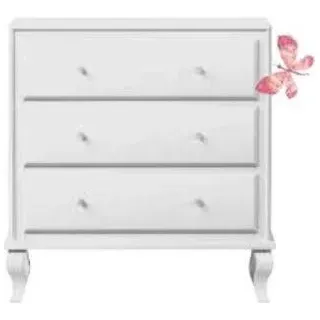 Kinderkommode Kommode Schrank Sideboard Kinder Kinderzimmer Modern Kommoden Holz - Weiß