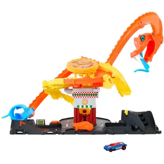 Hot Wheels City Pizza Slam Cobra Attack Playset