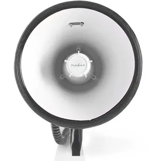 Nedis Meph250wt Megaphon - White / Black - One Size