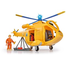 Bild Feuerwehrmann Sam Hubschrauber Wallaby II mit Figur