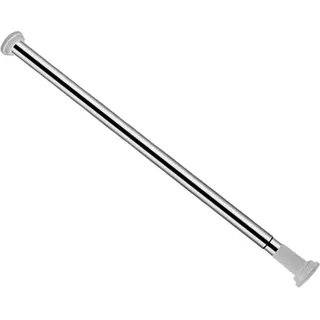 Aopunly Teleskopstange Stainless steel ohne Bohren, Duschvorhangstange Klemmstange Gardinenstange 70-120cm - Weiß
