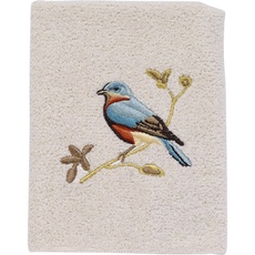 Avanti Linens - Waschlappen, weiche und saugfähige Baumwolle, von der Natur inspirierte Badezimmer-Dekor (Gilded Birds Collection)