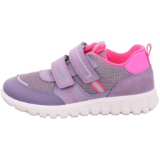 Superfit SPORT7 Mini Sneaker, Lila/Pink 8520, 34 EU Weit
