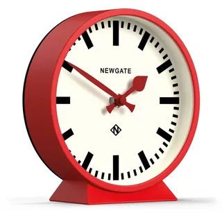 NEWGATE Kaminsims-Eisenbahnuhr rot