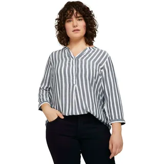 TOM TAILOR PLUS Schlupfbluse mit Streifen, bunt