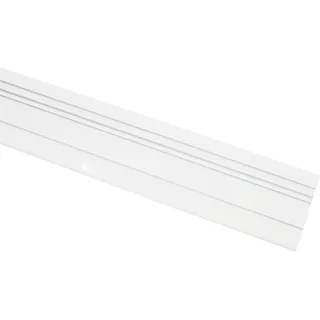 GARDINIA Gardinenschiene 3-läufig Ø 0 mm 250 cm Grau/Weiß