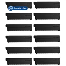 baKblade 2.0 - Rückenhaar- und Körperrasierer Ersatzkartuschen für Rasierklingen - Kompatibel mit Bakblade 2.0 und Elite Rasierer - Dryglide Technologie (12 Ersatzklingen Set)