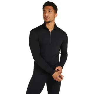 Icebreaker Merino Core Heavyweight Langarm-baselayer - Black - S