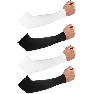 Armstulpen 2 Stück Unisex Atmungsaktiv Anti-UV Arm Warmers Volleyball Laufen
