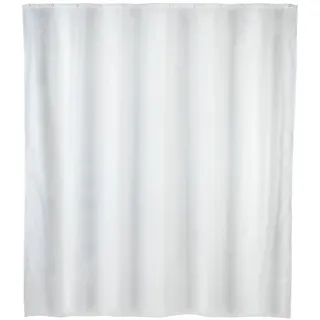 Wenko Duschvorhang Uni 120 x 200 cm weiß