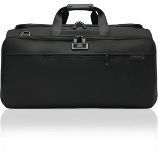 Briggs & Riley Reisetasche, Weekender und Übernachtungstasche für Damen und Herren, weiche Reisetasche, Schwarz, 22 Inch Garment Duffle Bag