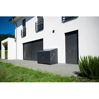Trimetals Gartenschrank Stowaway 136 x 87 x 112 cm anthrazit