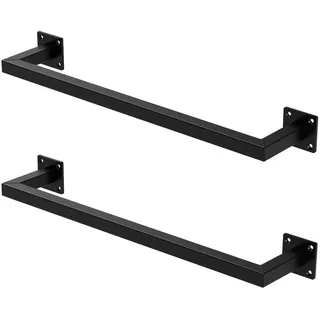 Ml-Design Kleiderstange 2er Set , Schwarz , Metall , 12x6.5x64 cm , Garderobe, Garderobenzubehör