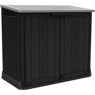 KETER Auflagenbox 132 x 71,5 x 113,5 cm Grau/Schwarz