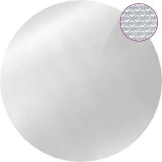 vidaXL Poolabdeckung Silbern 455 cm PE - Silber