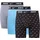 Everyday Cotton Stretch Swoosh Print/Grey/Uni Blue L 3er Pack