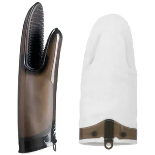 MASTRAD Gant Orka TEX - Ofenhandschuh aus Silikon und Baumwolle - rutschfeste Rillen - sehr widerstandsfähig und hohe Sicherheit - einfach zu handhaben; waschbar; komfortabel; beidhändig, 140x40x292