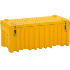 Transport- und Pritschenbox CEMO CEMbox 250, Polyethylen, 250 l, L 1200 x B 600 x H 540 mm, stapelbar, gelb