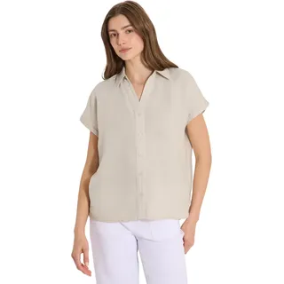 Cecil Leinen-Hemdbluse Macadamia beige XL